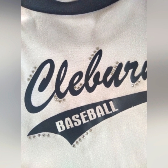 4@30.00 or 12.00 Rawlings Long Sleeve Navy Blue and White Tee - Picture 4 of 11